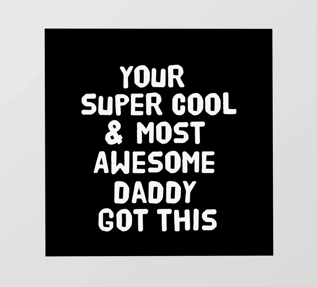 Your super cool and most awesome daddy got this telo in pvc da happieeagle