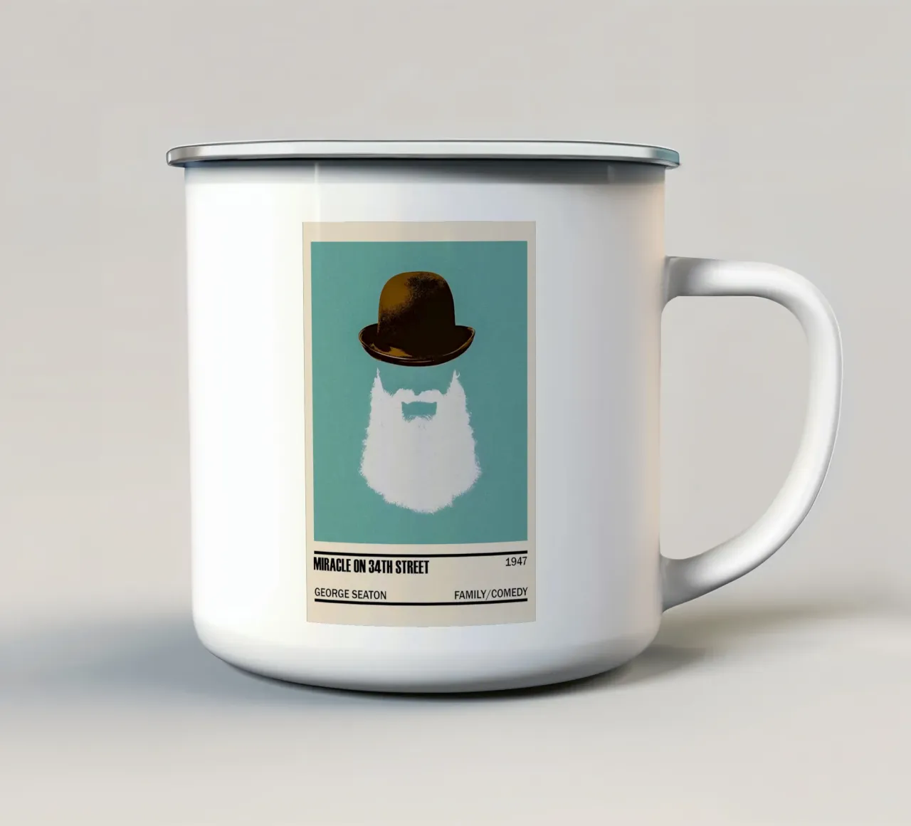 Miracle on 34th Street tazza in smalto da TheArtstudio