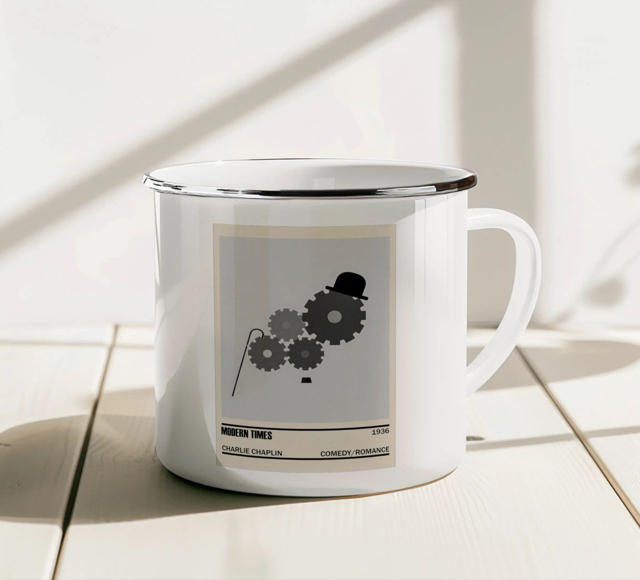 Modern Times tazza in smalto da TheArtstudio