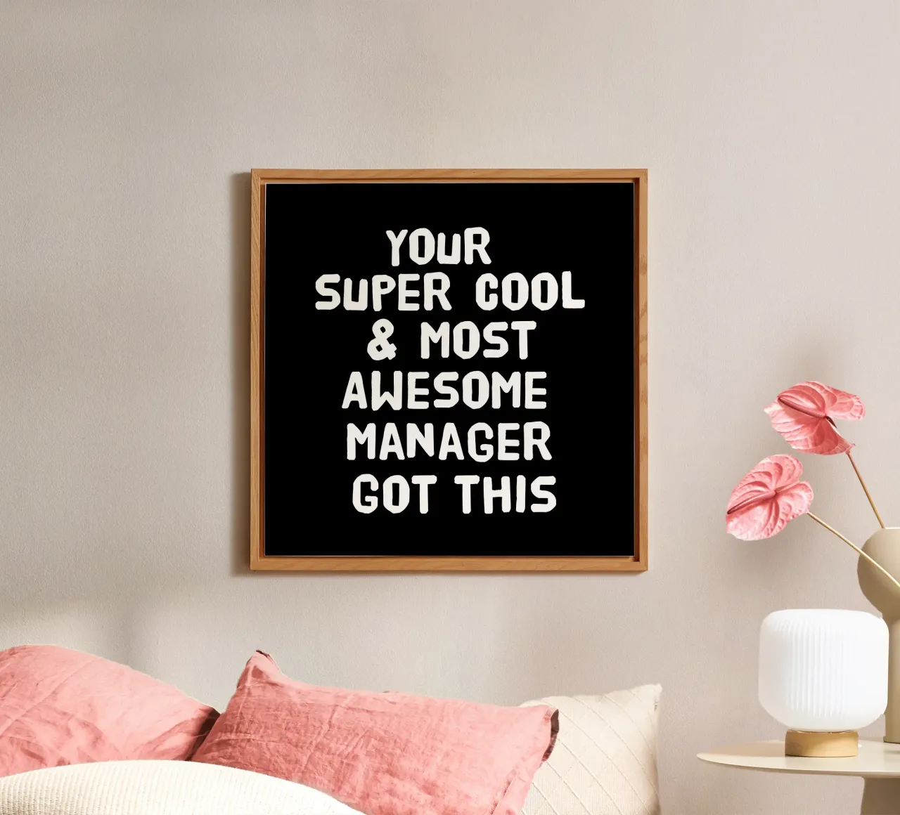 Your super cool and most awesome manager got this alluminio dibond da happieeagle