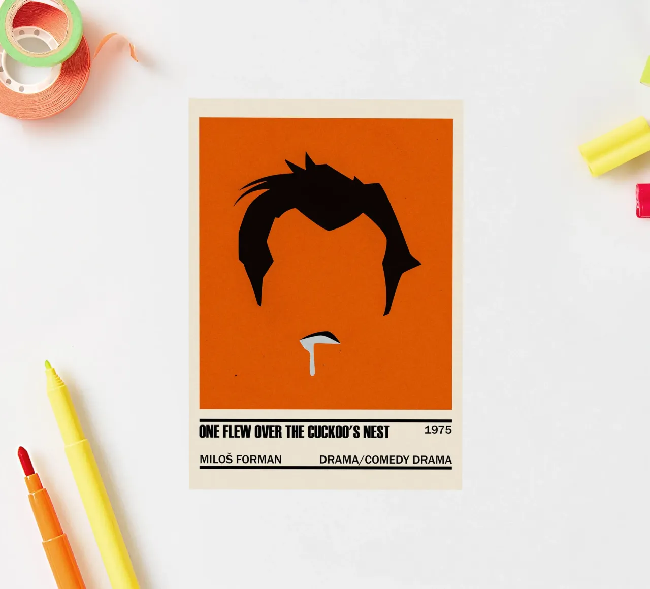 One Flew Over the Cuckoo_s Nest adesivo da TheArtstudio