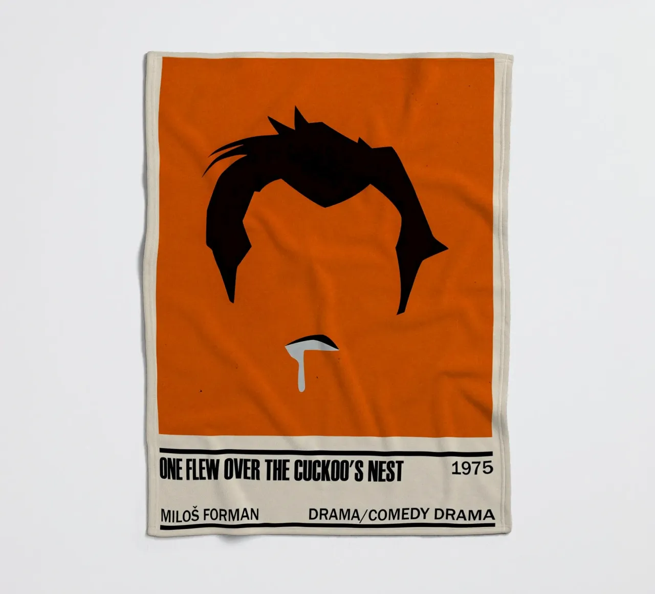 One Flew Over the Cuckoo_s Nest fleece blanket by TheArtstudio