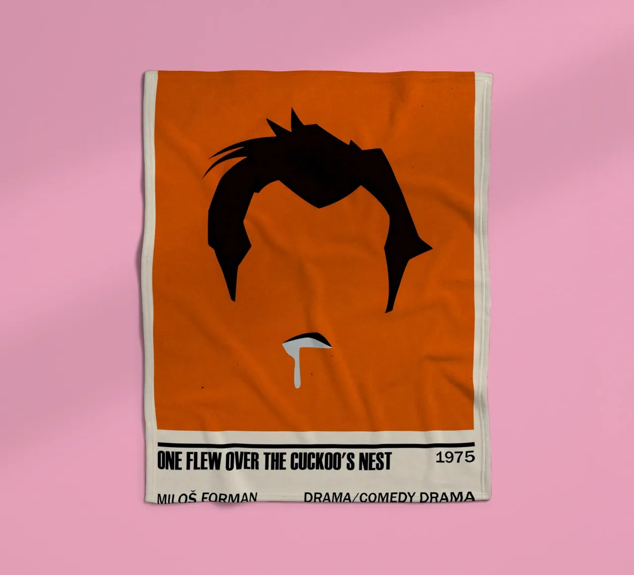 One Flew Over the Cuckoo_s Nest fleece blanket by TheArtstudio