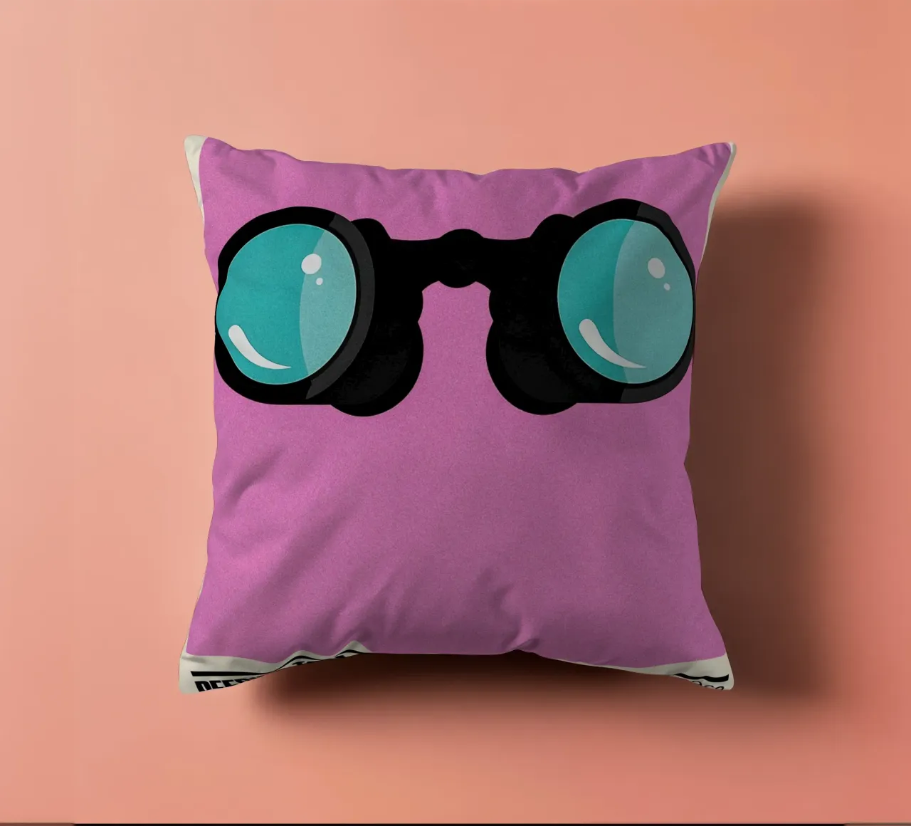 Peeping Tom cuscino da TheArtstudio