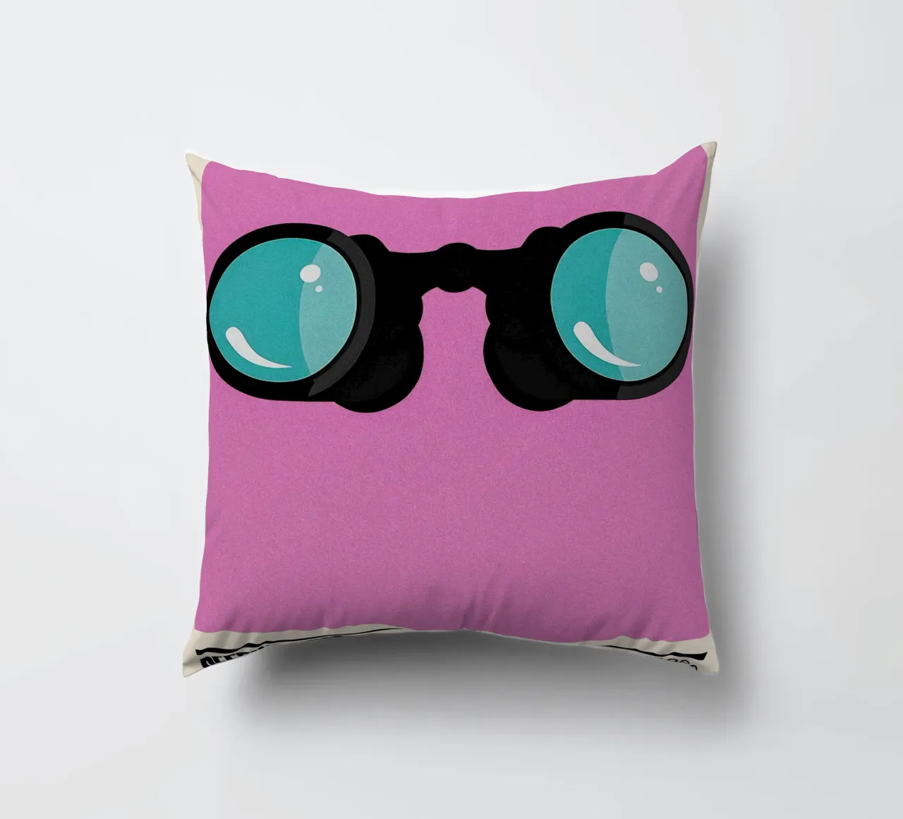 Peeping Tom cuscino da TheArtstudio