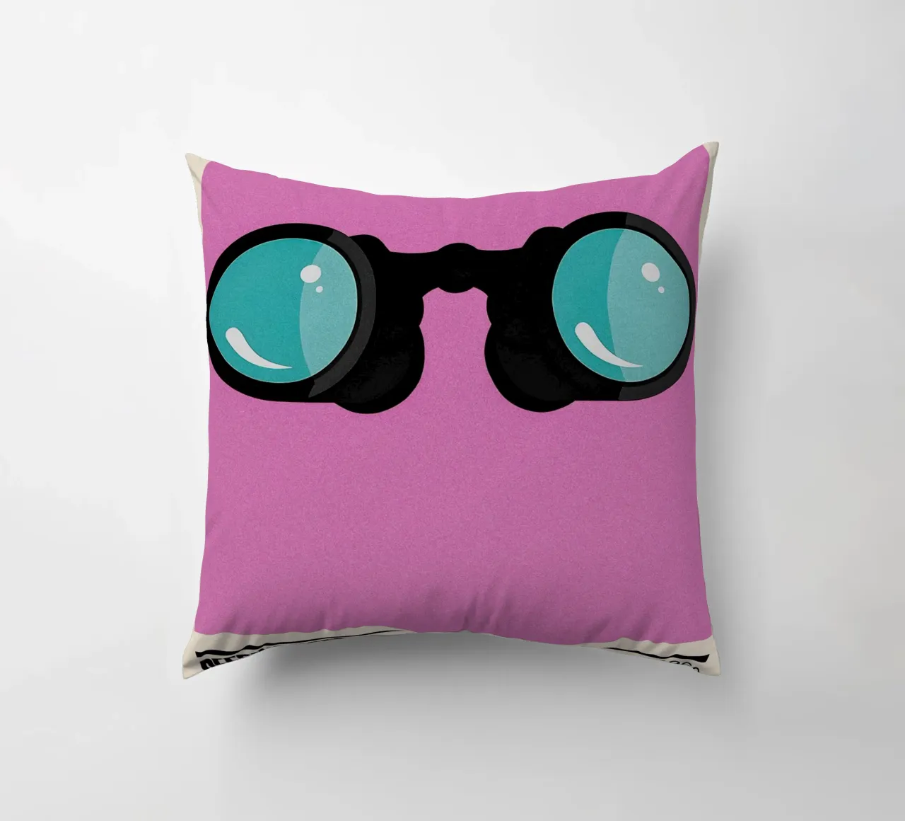 Peeping Tom cuscino da TheArtstudio