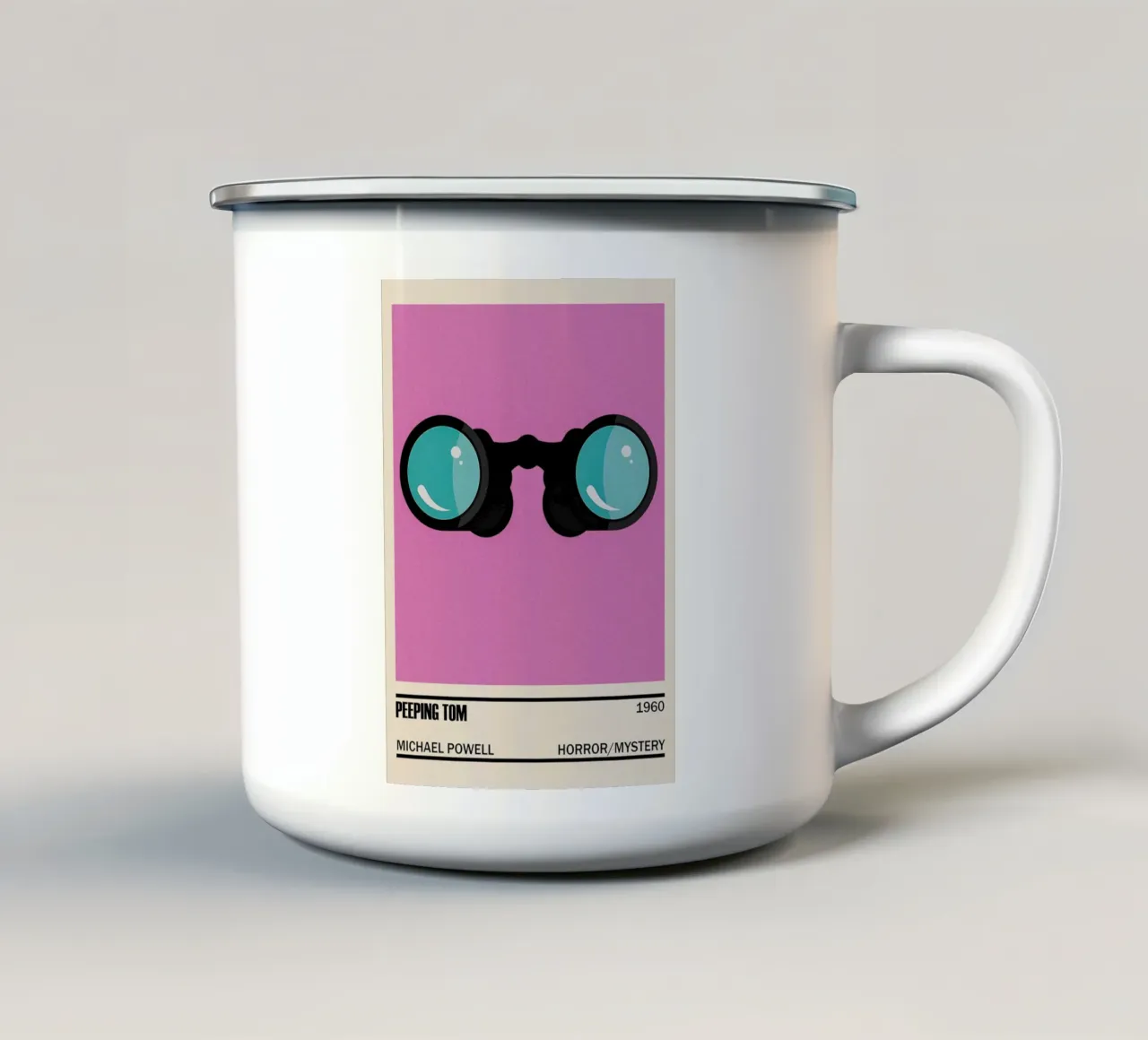 Peeping Tom tazza in smalto da TheArtstudio