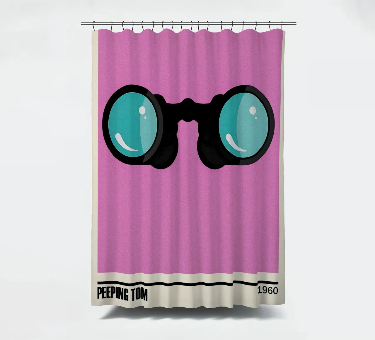 Peeping Tom Duschvorhang von TheArtstudio