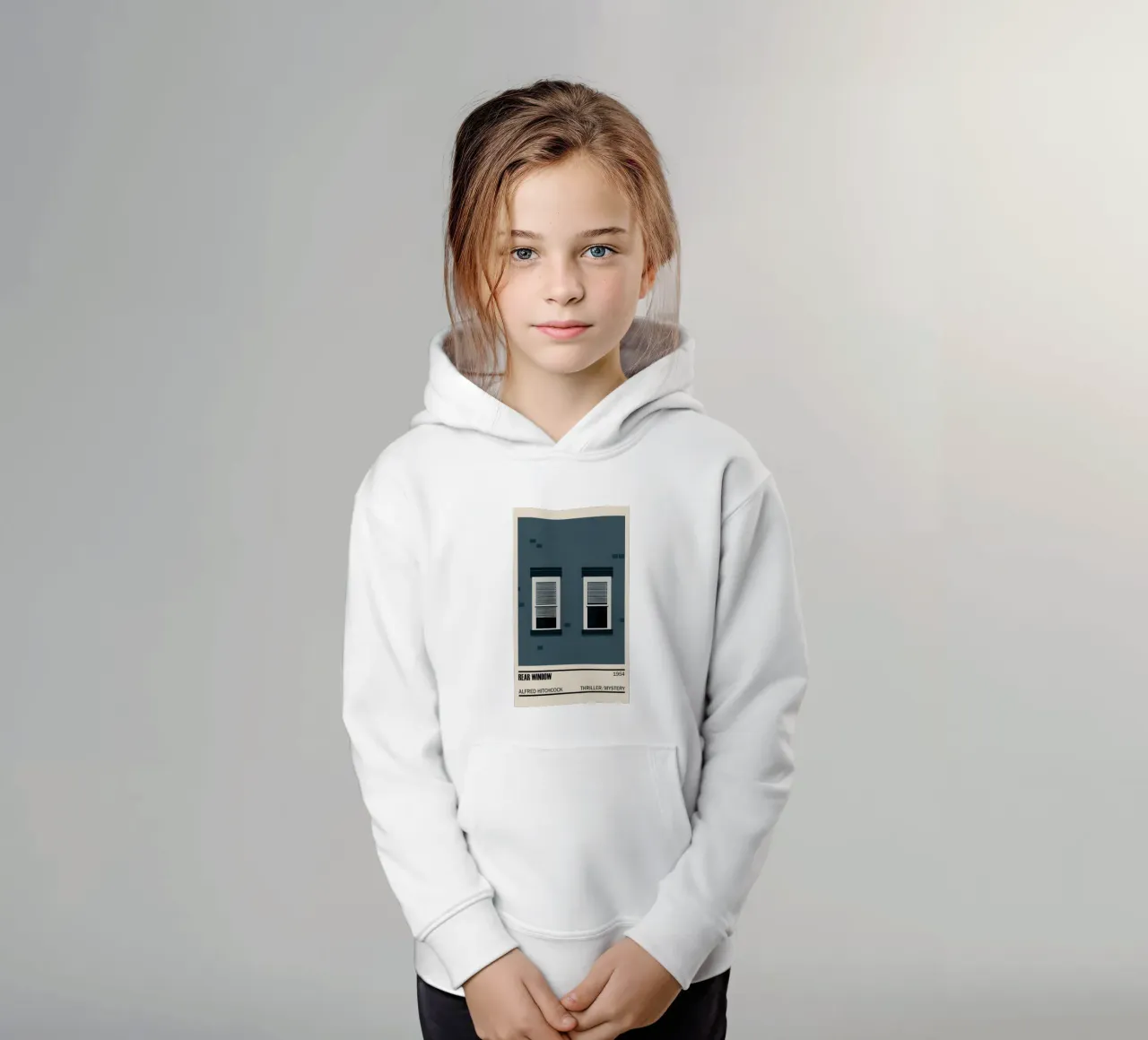Rear Window felpa bambino con cappuccio da TheArtstudio