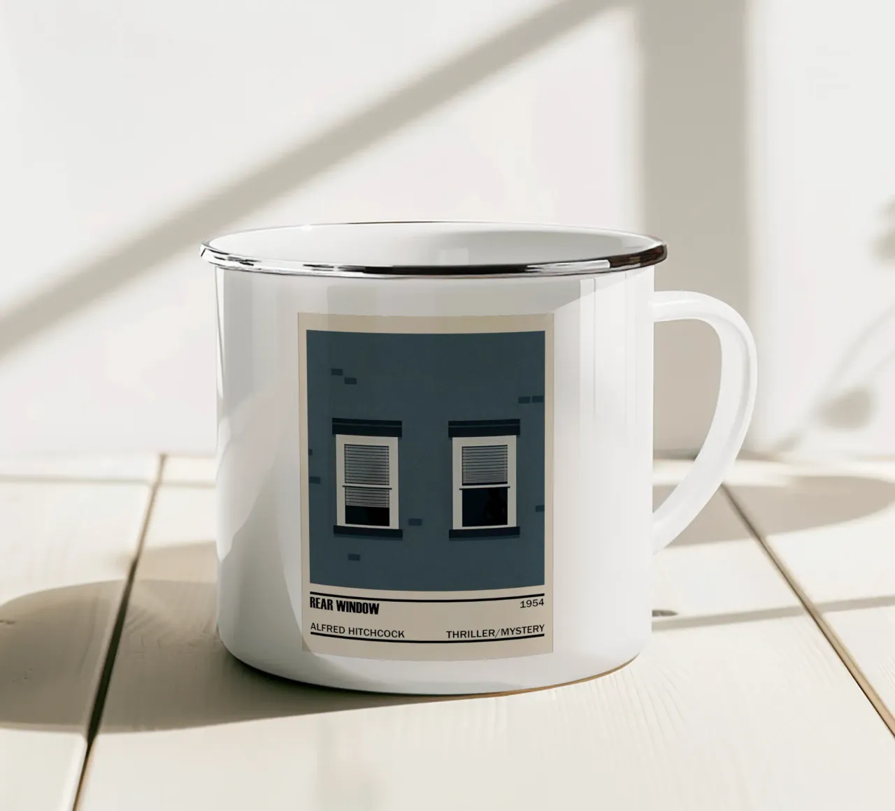Rear Window tazza in smalto da TheArtstudio