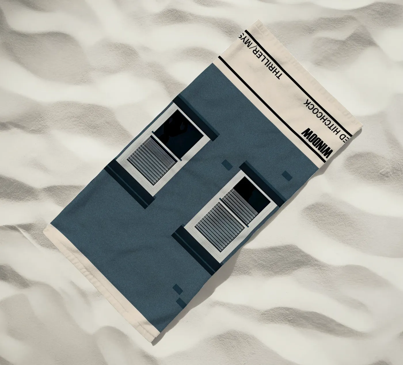 Rear Window strandhanddoek van TheArtstudio