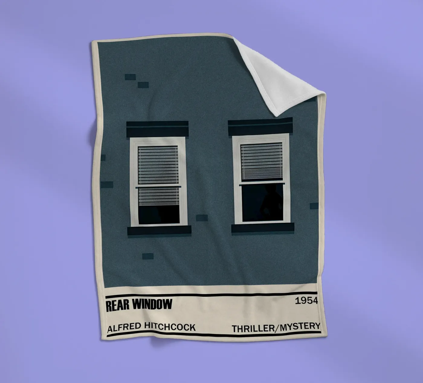 Rear Window fleecedeken van TheArtstudio