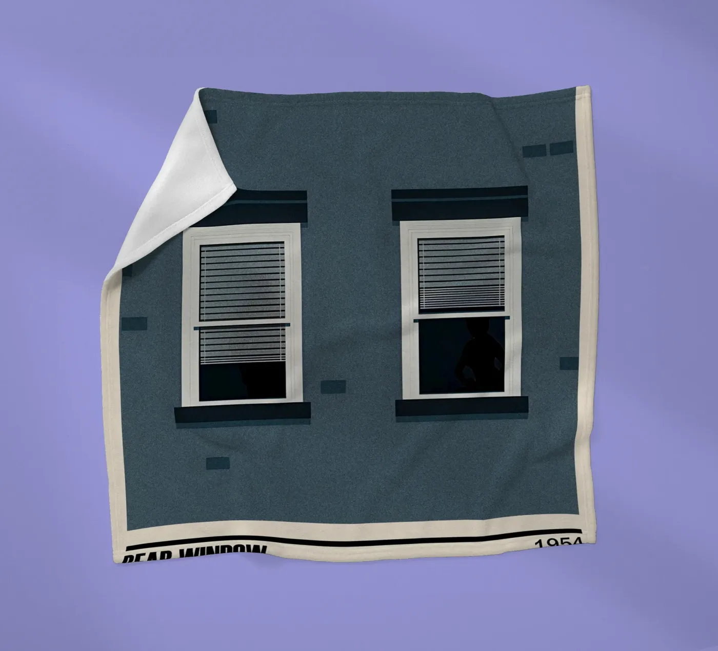 Rear Window fleecedeken van TheArtstudio