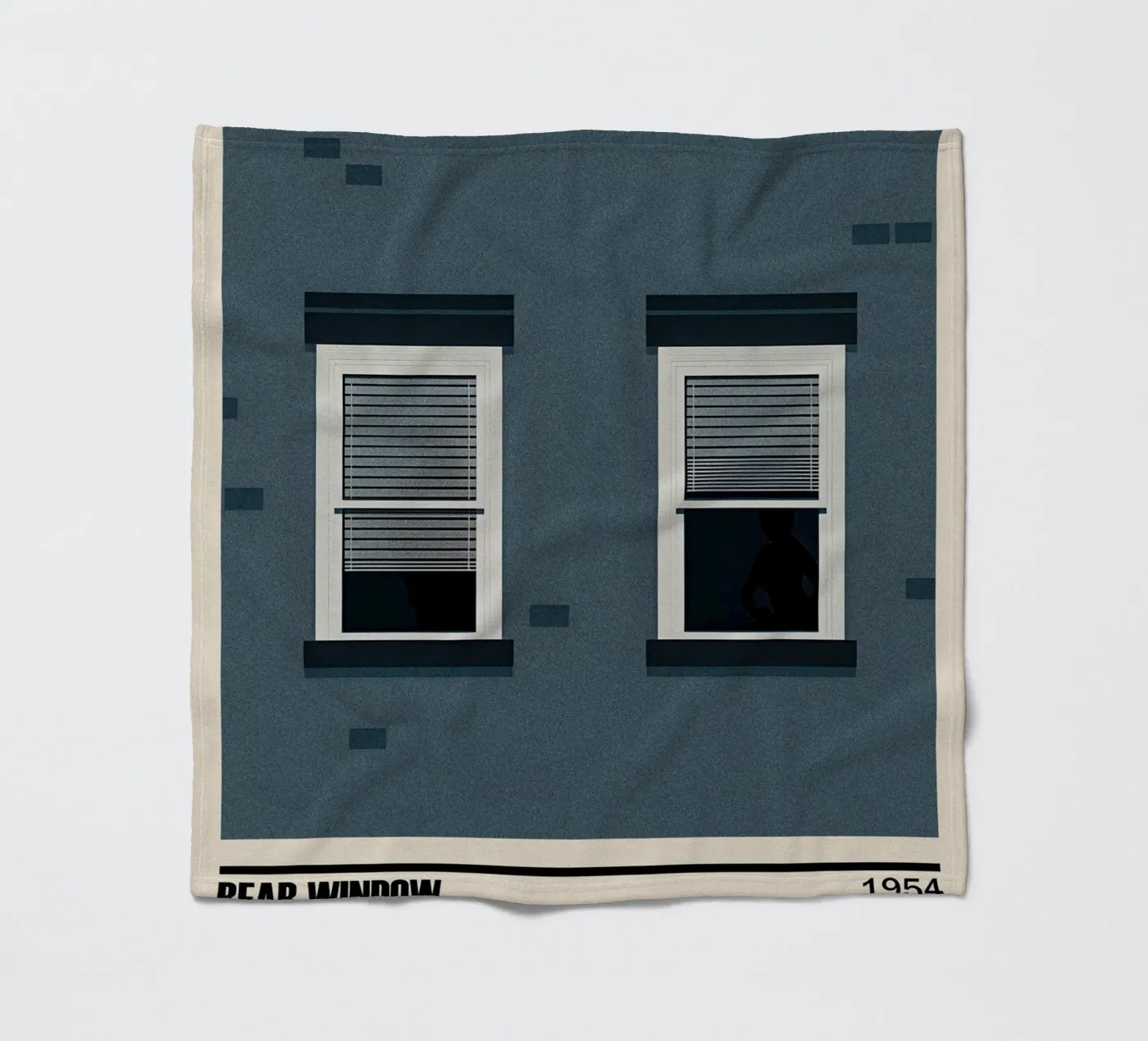 Rear Window fleecedeken van TheArtstudio