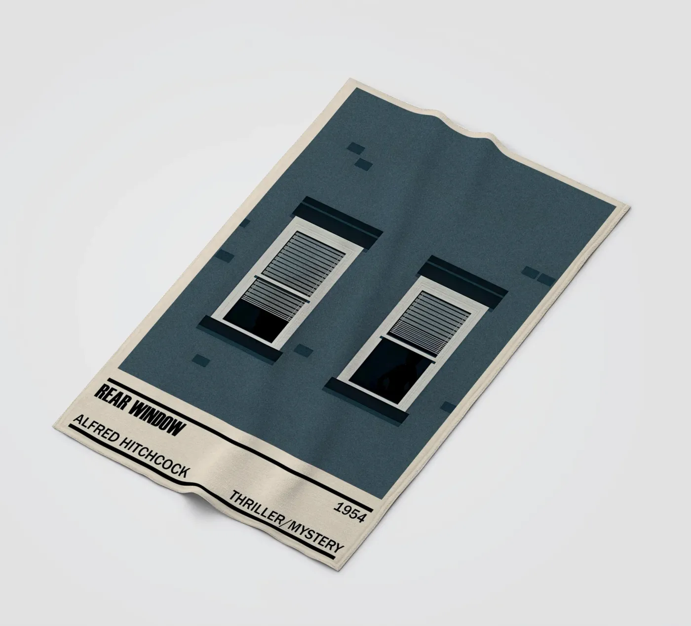 Rear Window fleecedeken van TheArtstudio