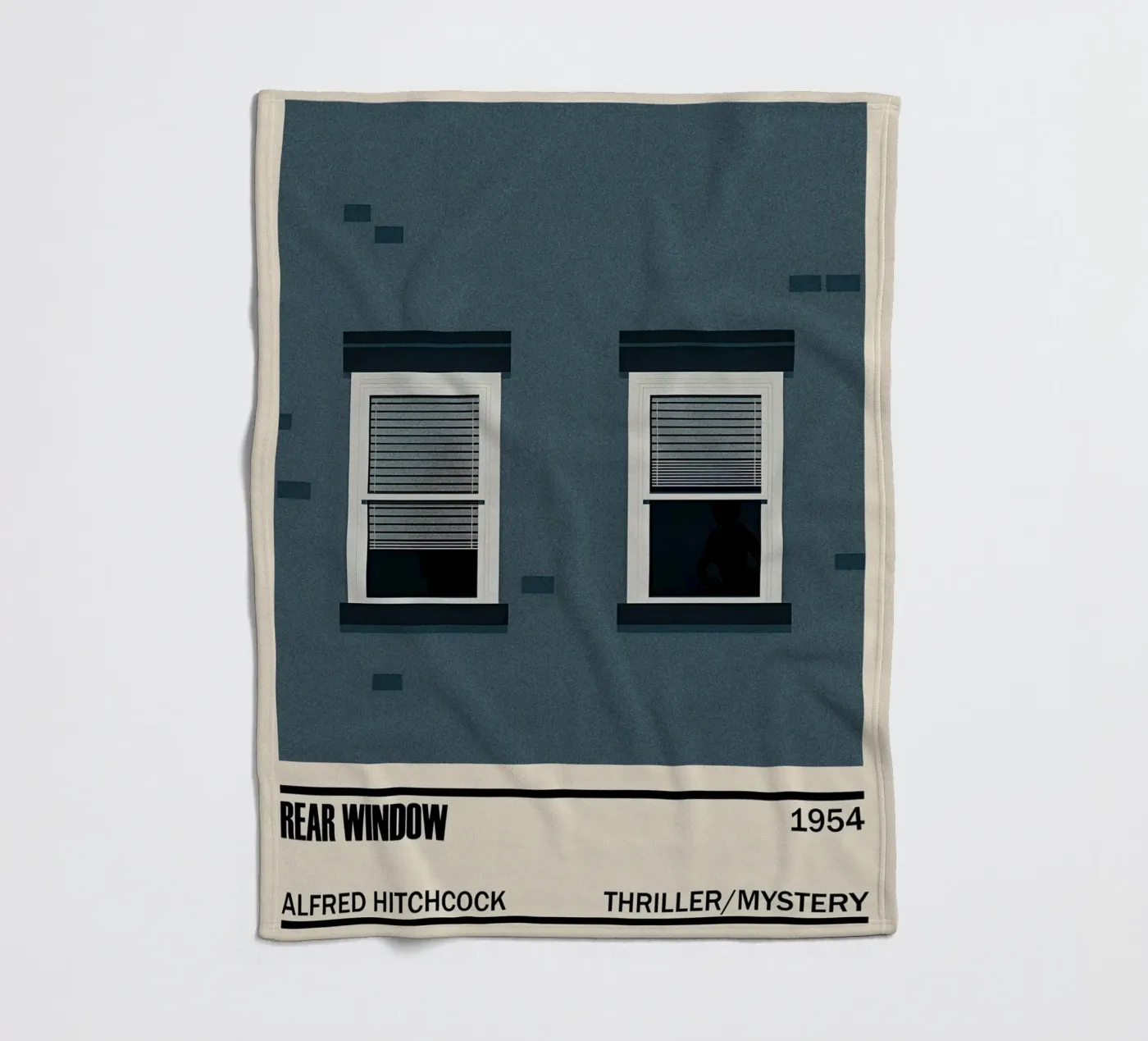 Rear Window fleecedeken van TheArtstudio