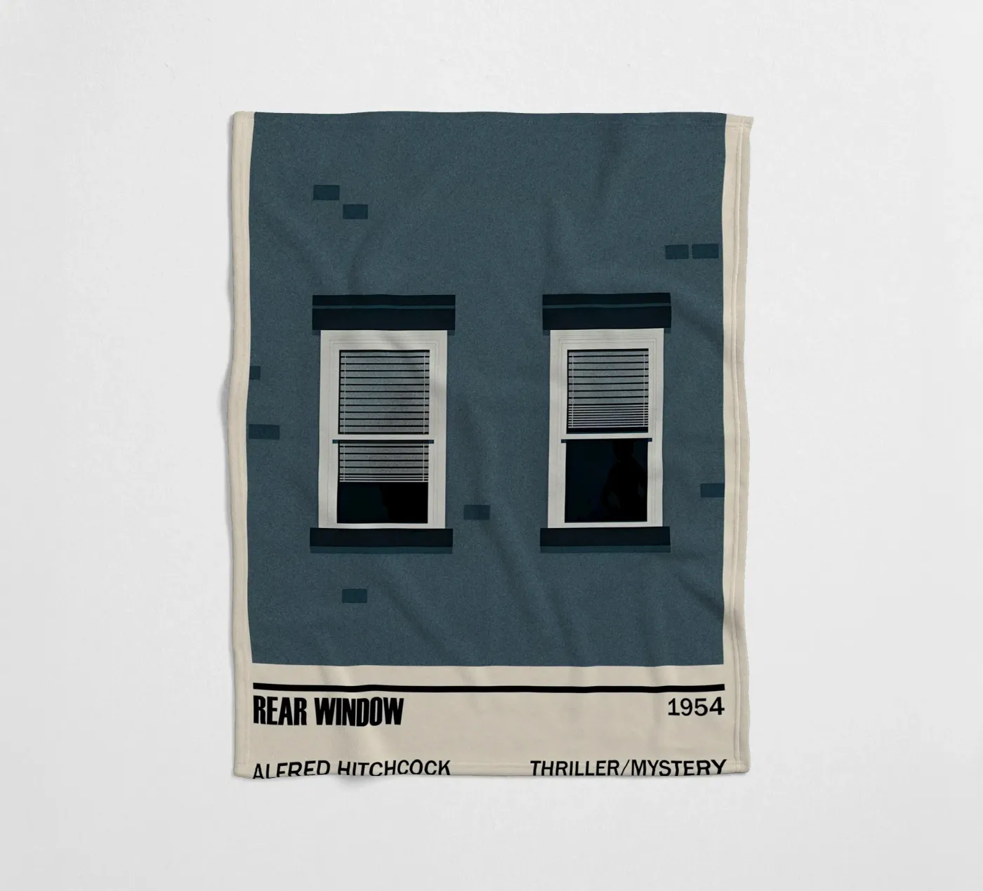 Rear Window fleecedeken van TheArtstudio