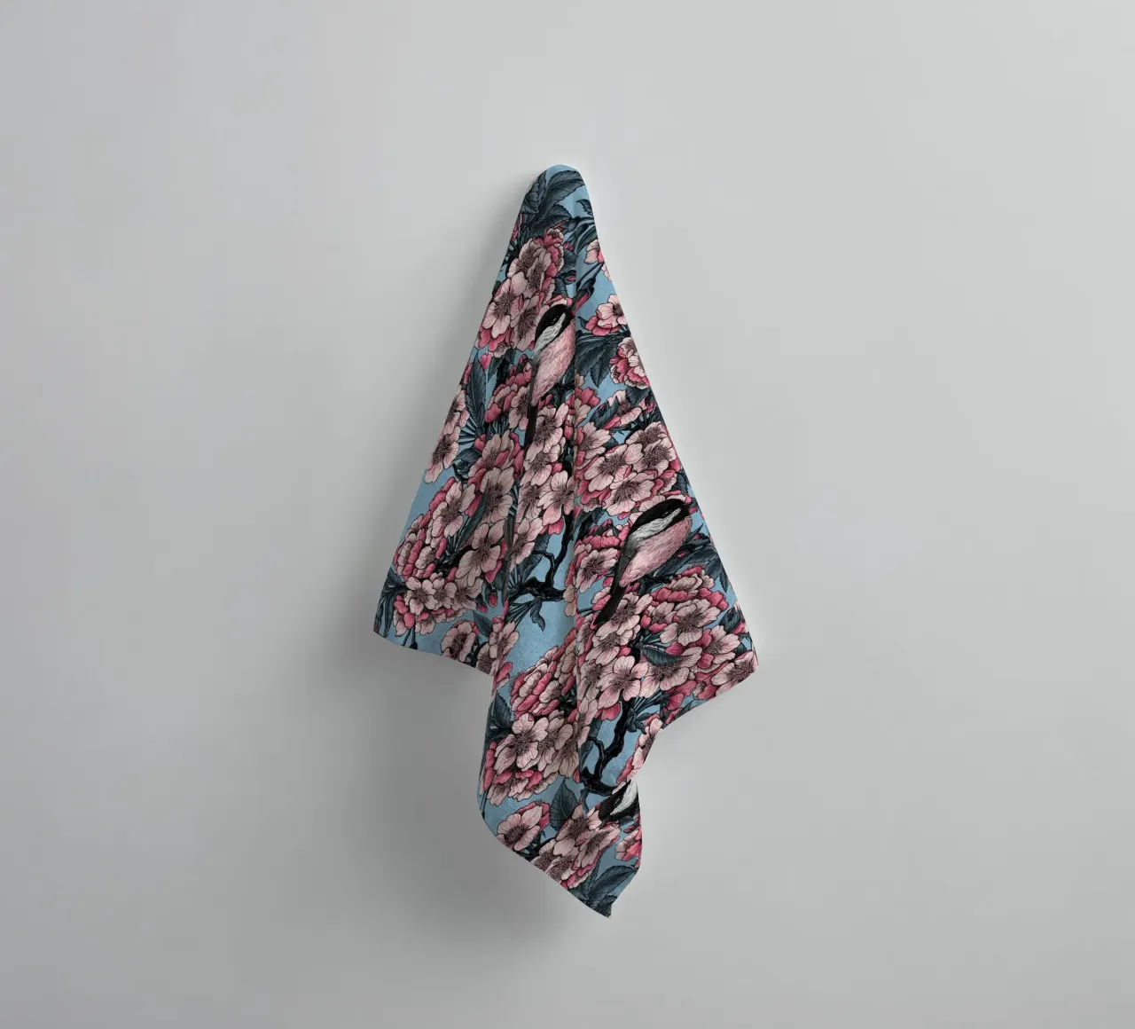 Katerina Kirilova - Cherry Garden bright towel by The Artcircle
