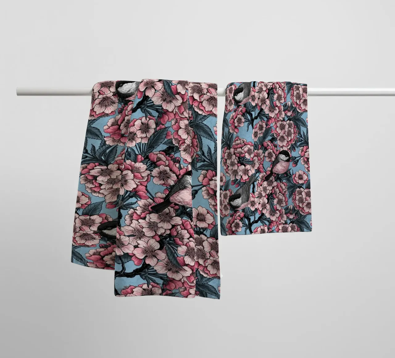 Katerina Kirilova - Cherry Garden bright towel by The Artcircle