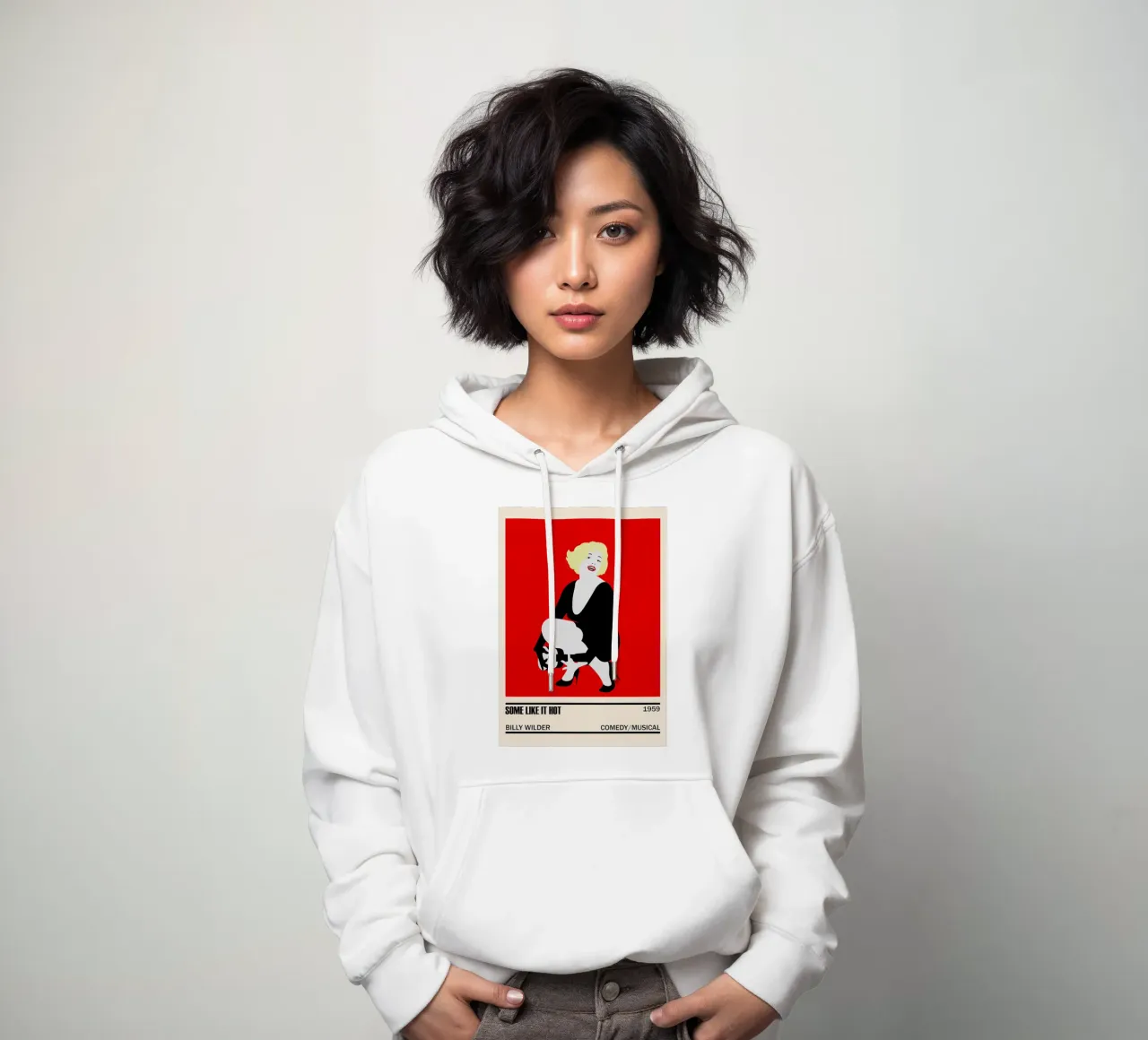 Some Like It Hot felpa con cappuccio da TheArtstudio