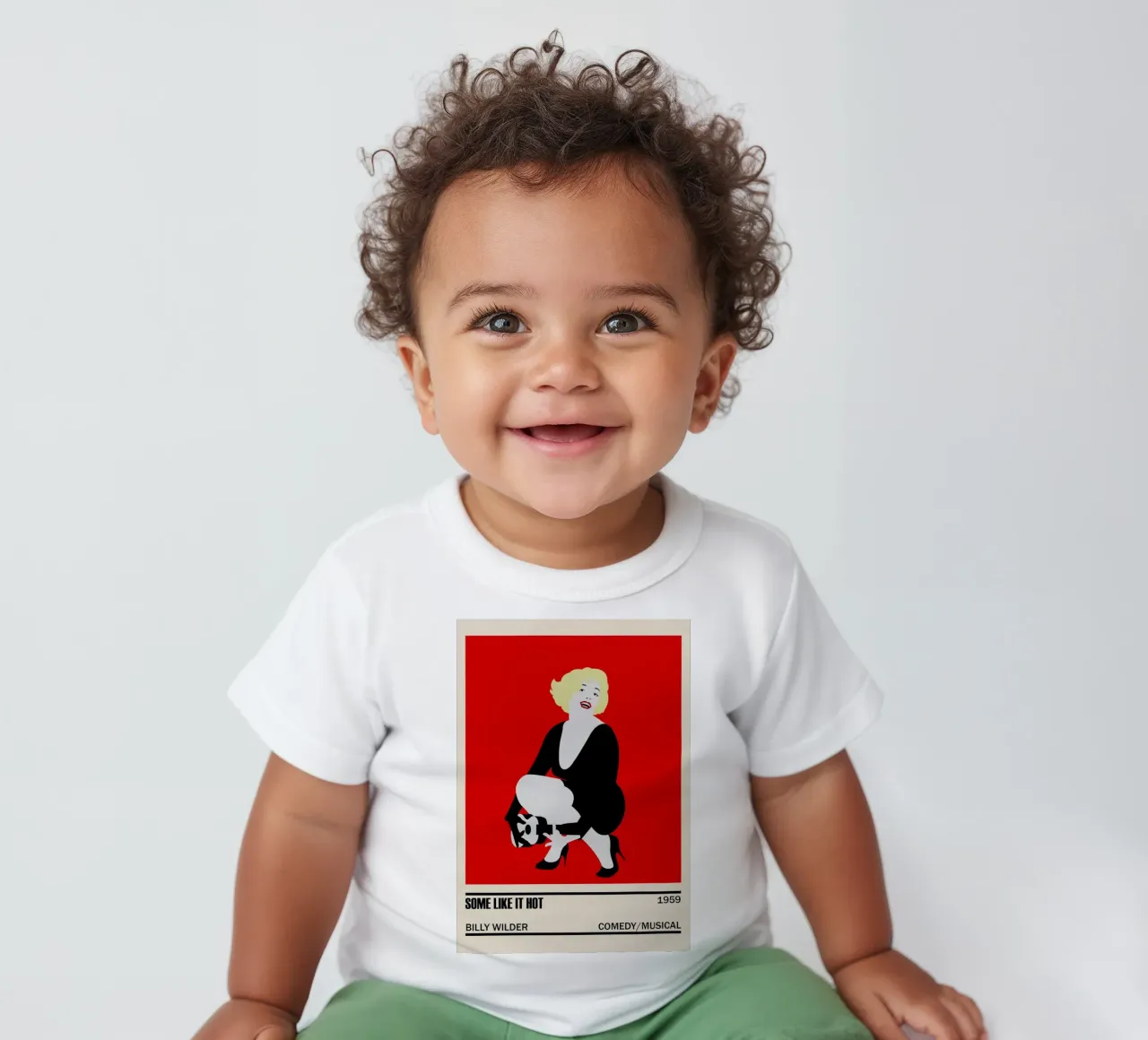 Some Like It Hot maglietta neonato da TheArtstudio