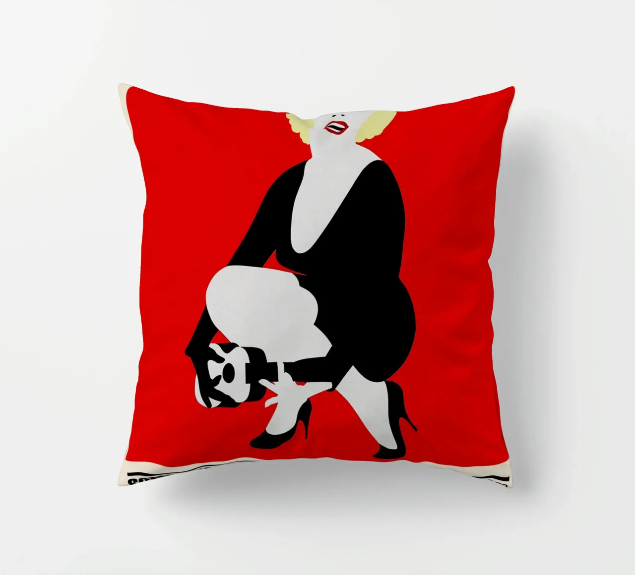 Some Like It Hot cuscino da TheArtstudio
