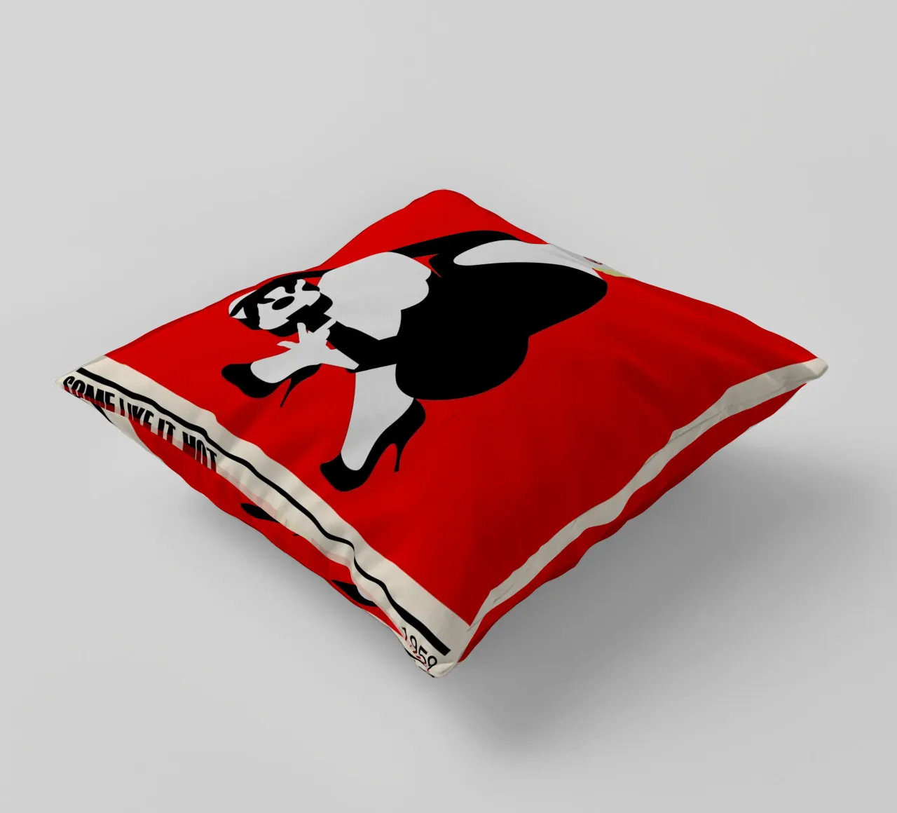 Some Like It Hot cuscino da TheArtstudio