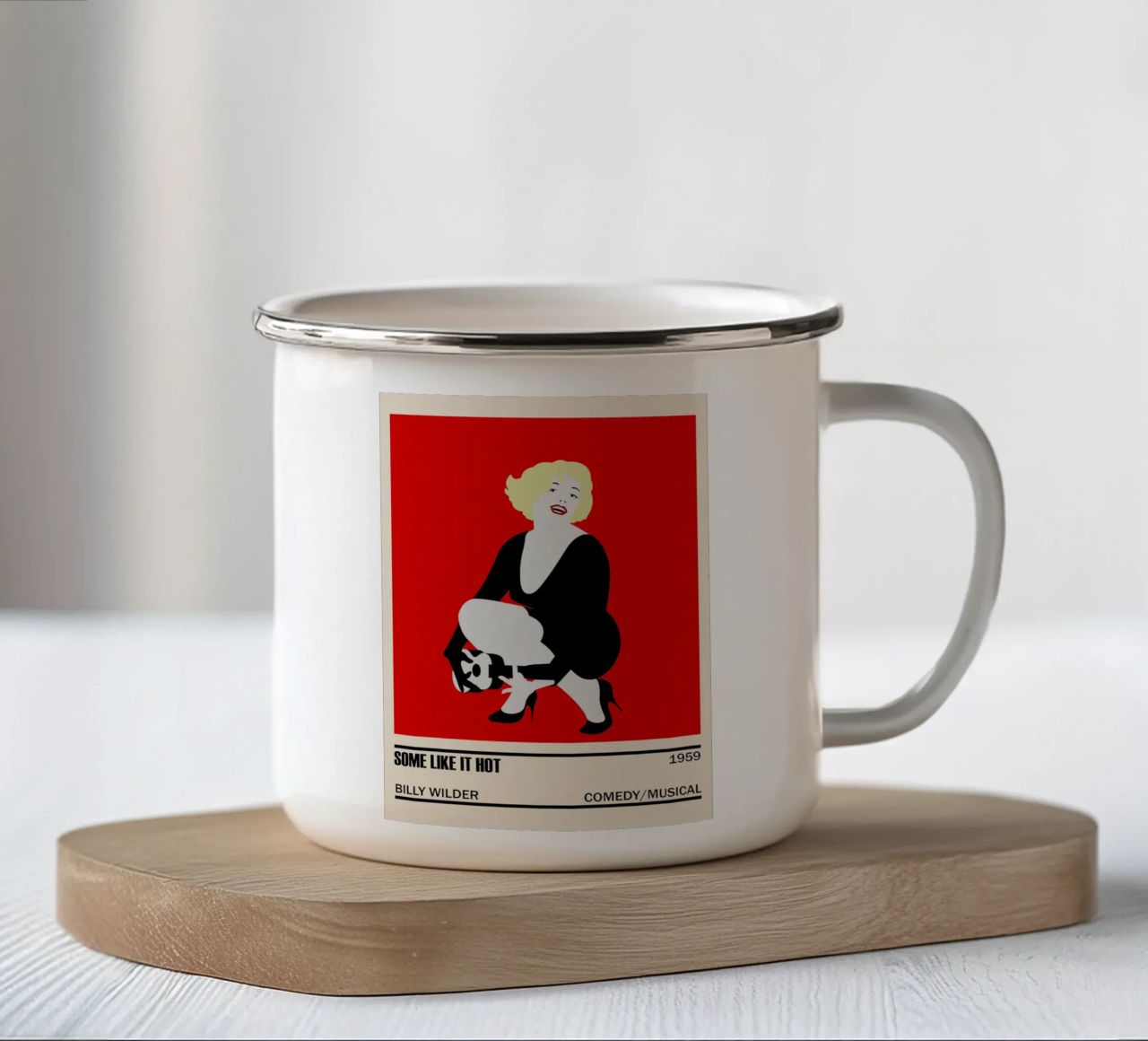 Some Like It Hot tazza in smalto da TheArtstudio