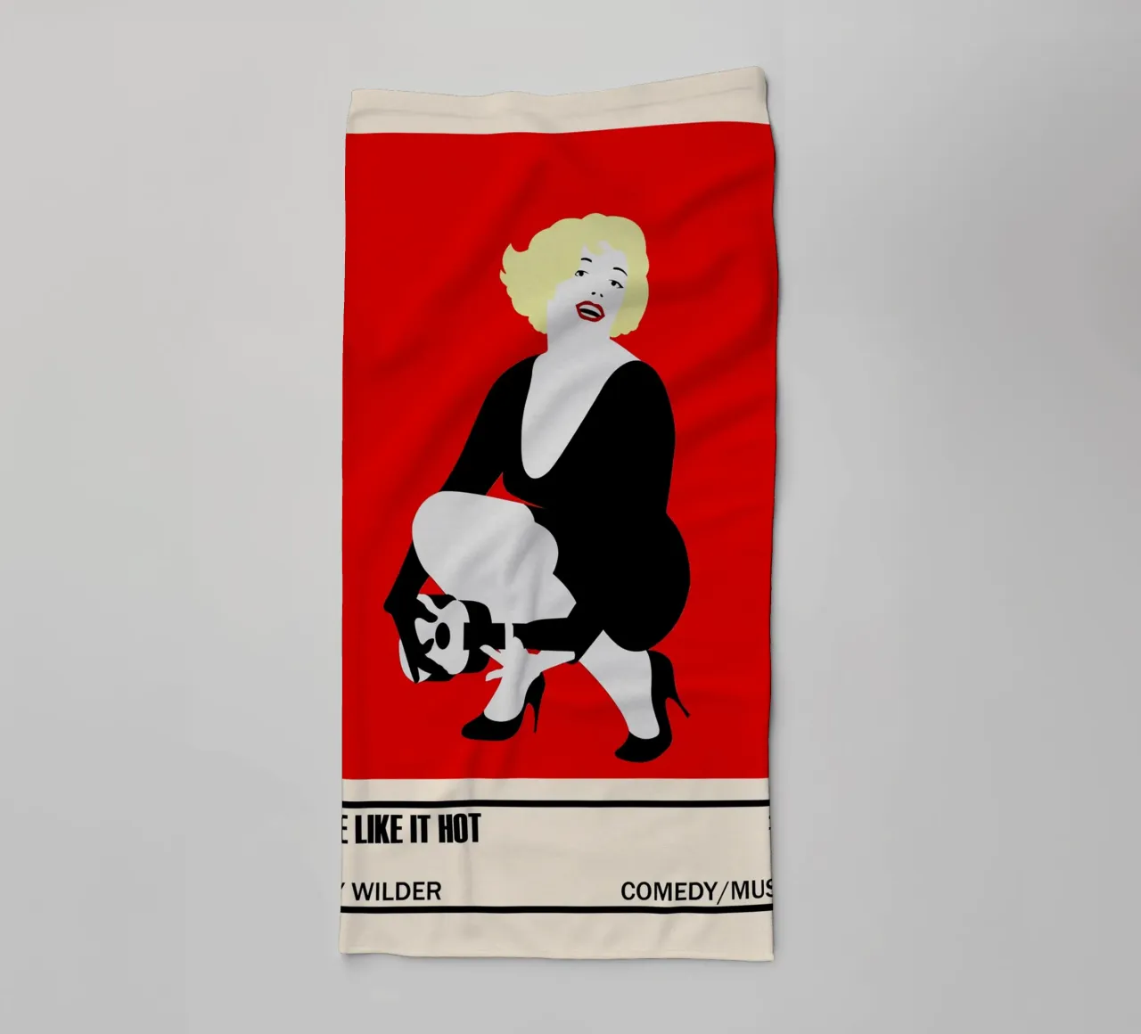 Some Like It Hot asciugamano da bagno da TheArtstudio
