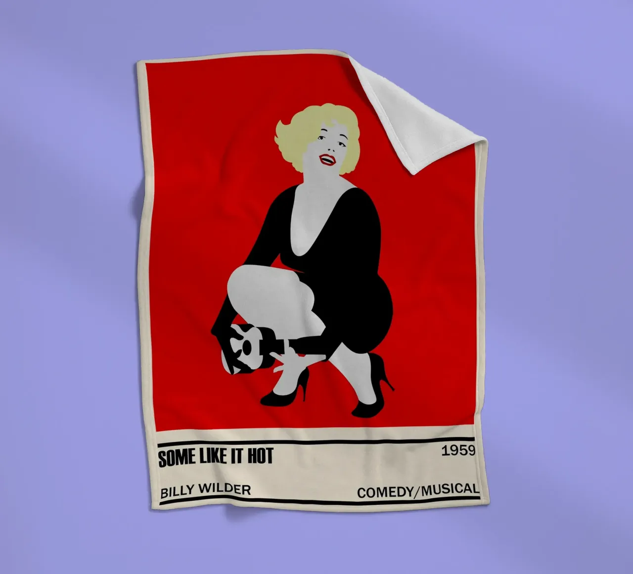 Some Like It Hot coperta in pile da TheArtstudio