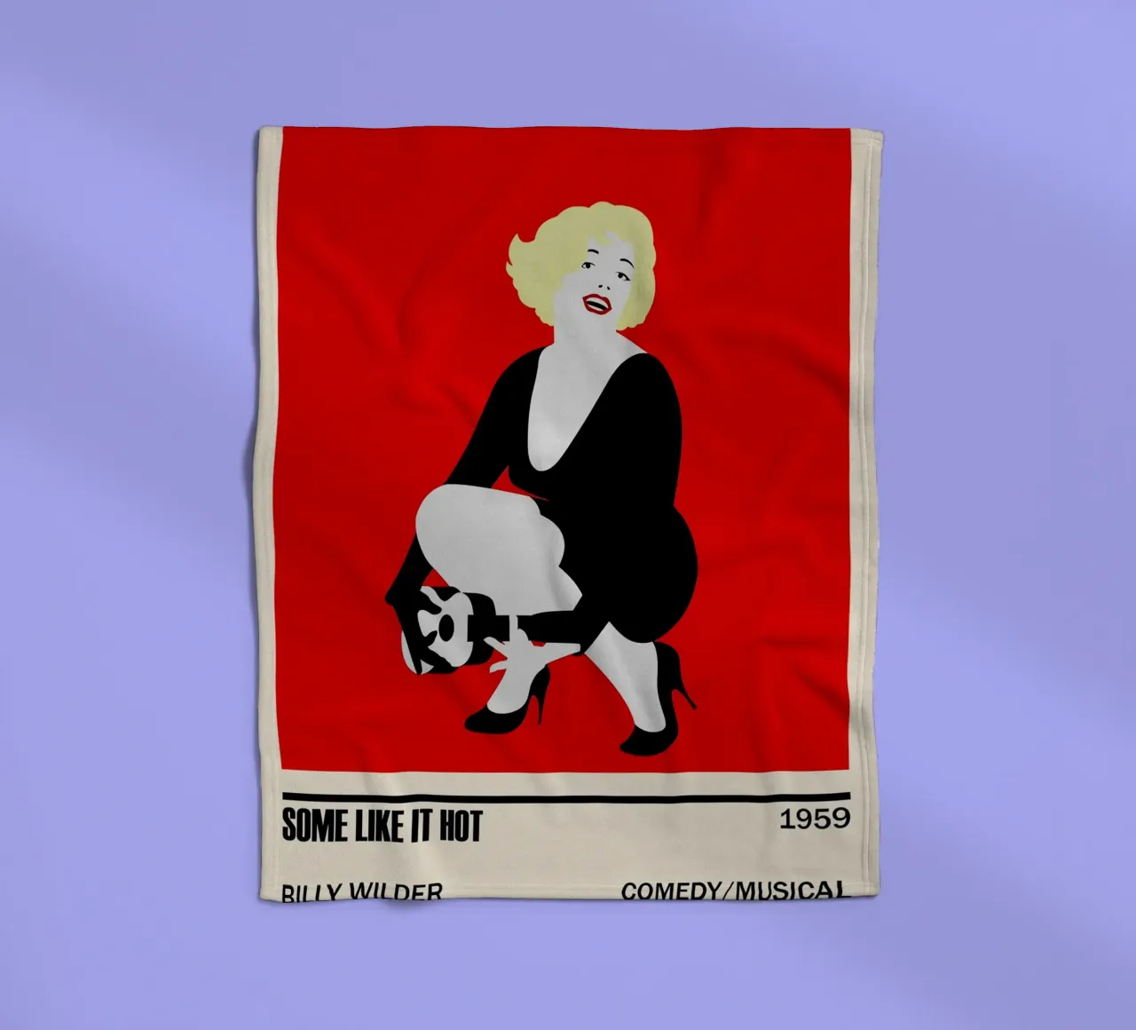Some Like It Hot coperta in pile da TheArtstudio