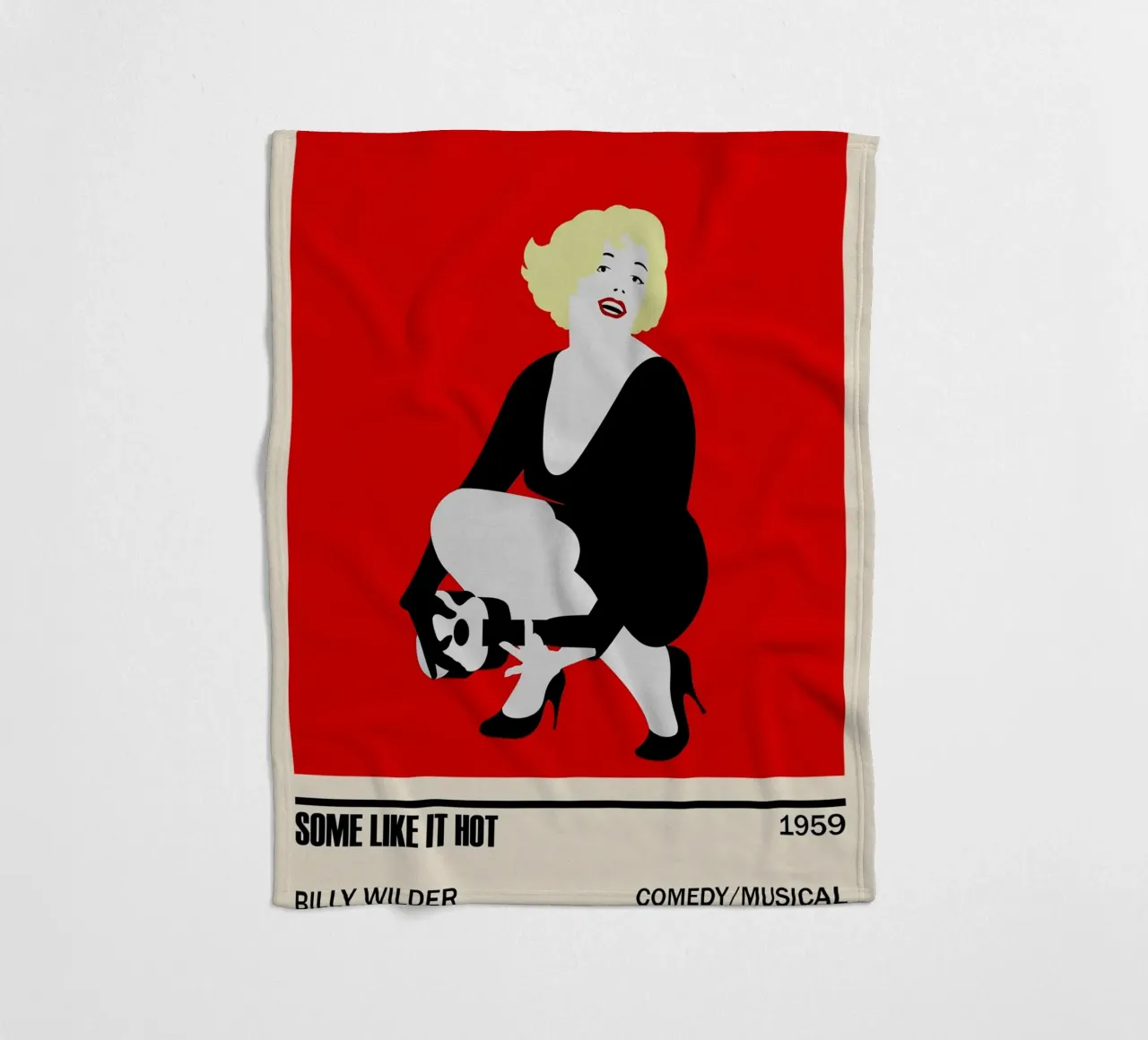 Some Like It Hot coperta in pile da TheArtstudio