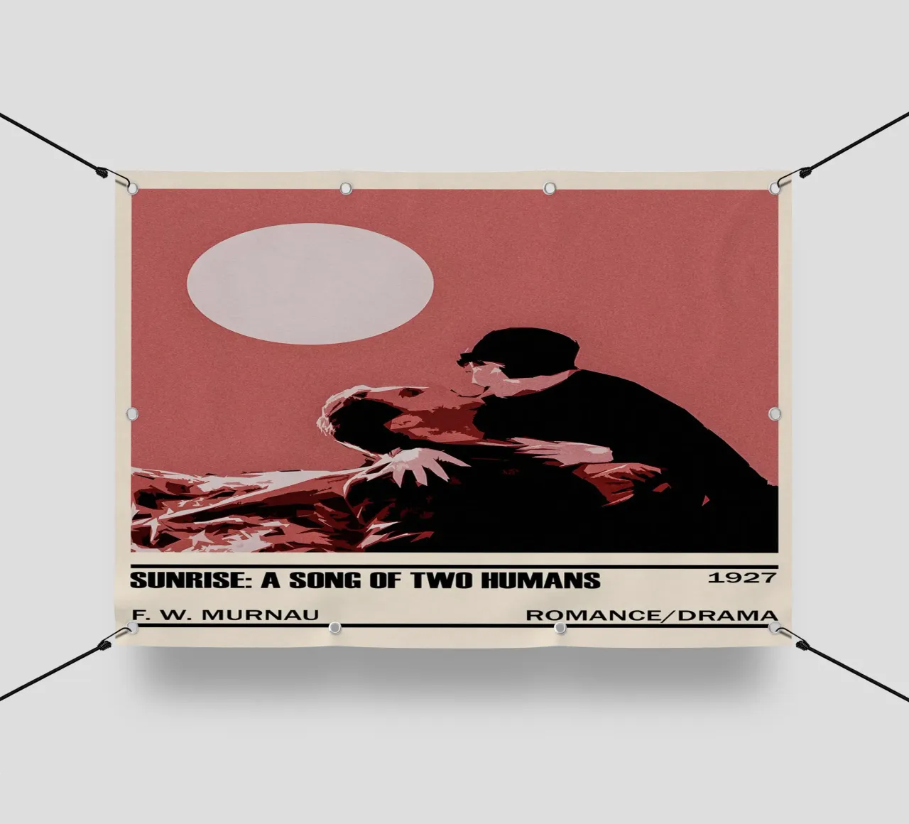 Sunrise A Song of Two Humans telo in pvc da TheArtstudio