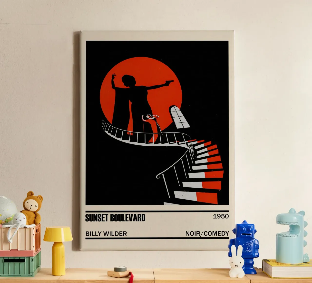 Sunset Boulevard tela con Cornice a cassetta da TheArtstudio