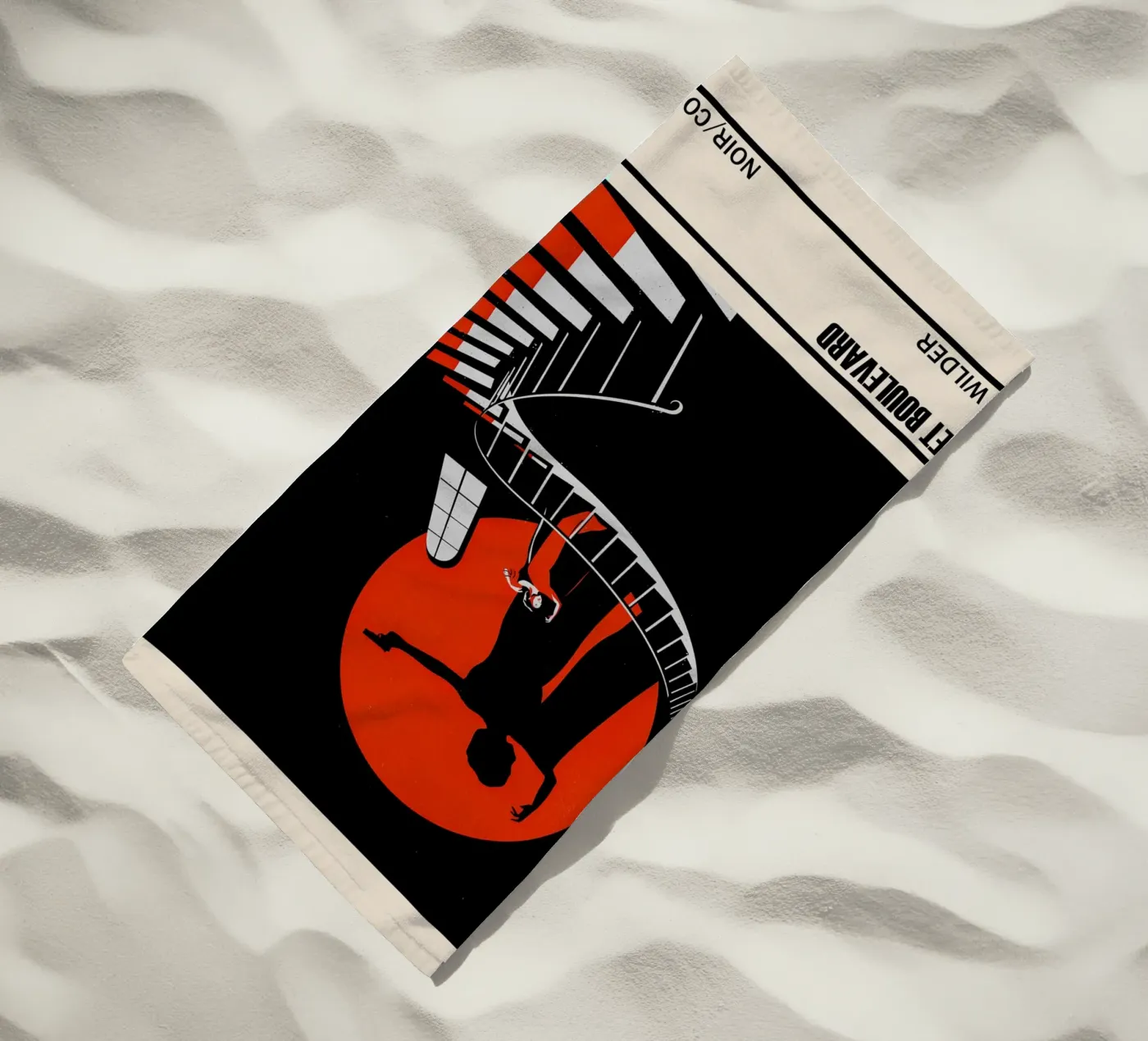 Sunset Boulevard beach towel by TheArtstudio