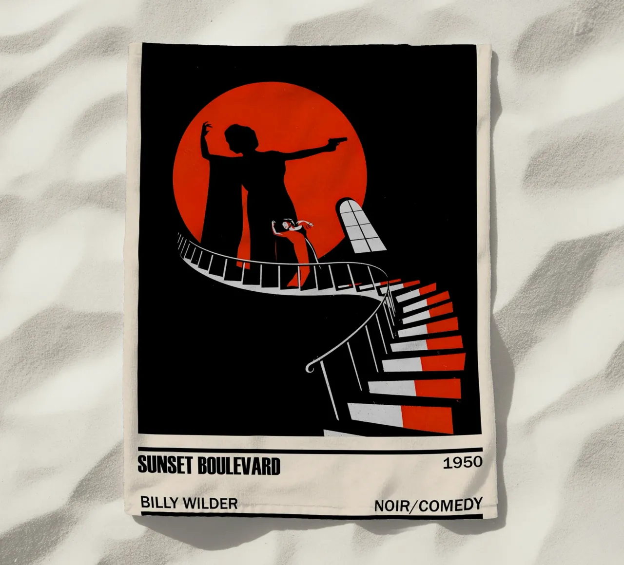 Sunset Boulevard telo mare da TheArtstudio