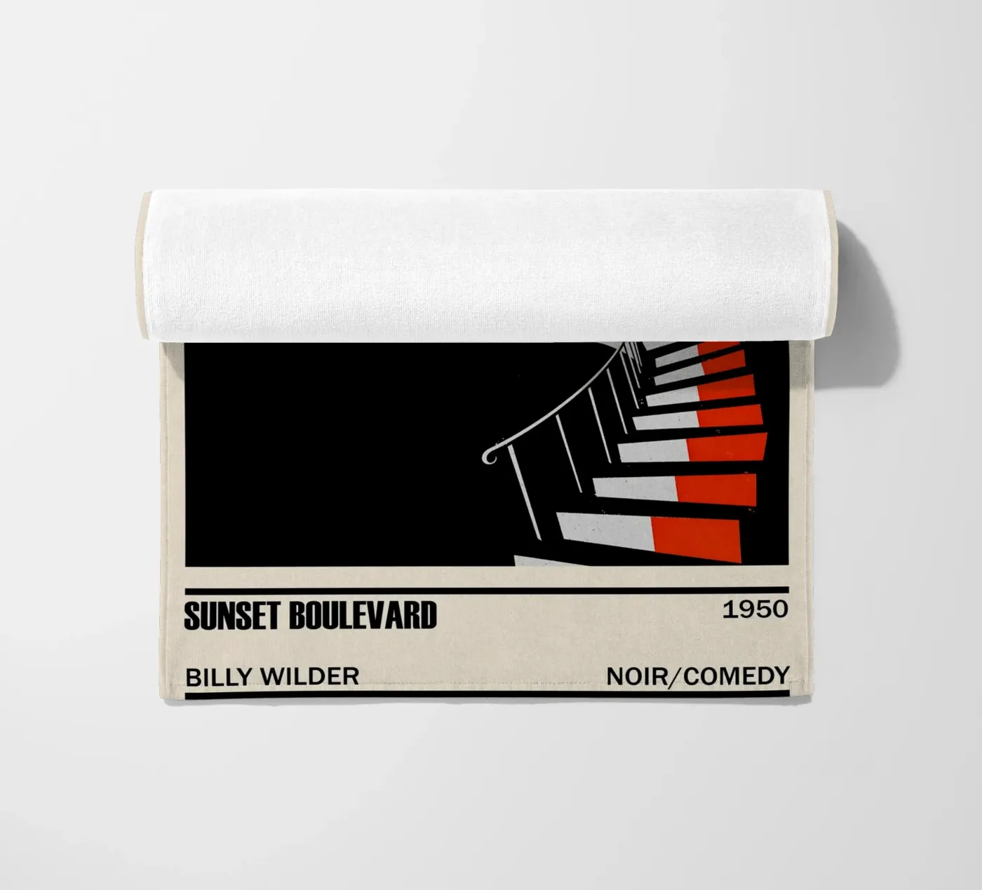 Sunset Boulevard beach towel by TheArtstudio