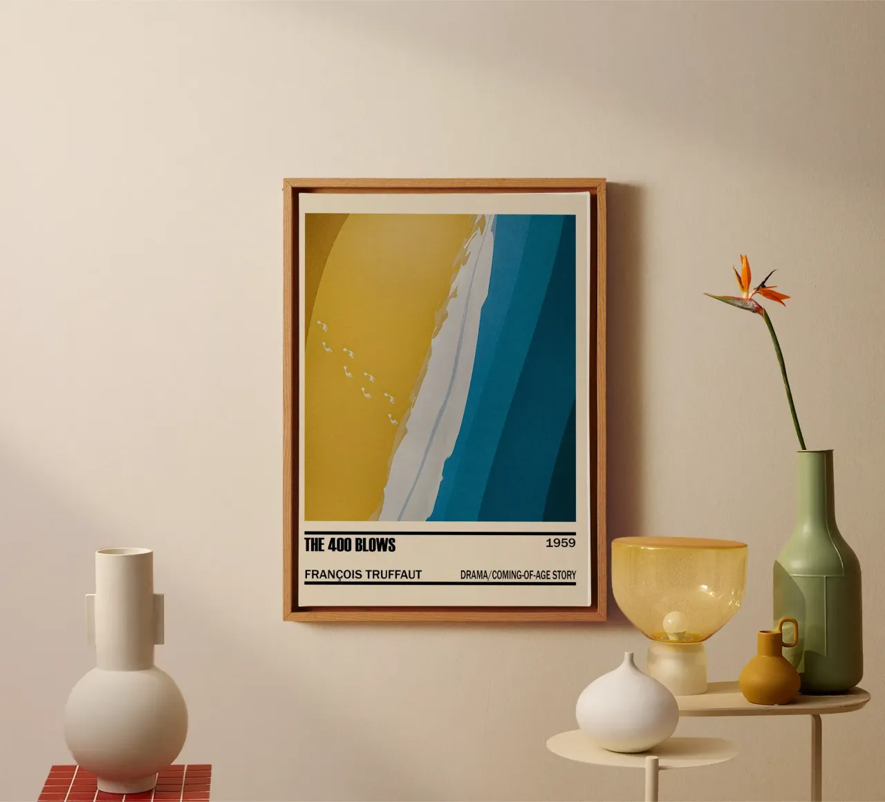 The 400 Blows canvas with Floater frame by TheArtstudio