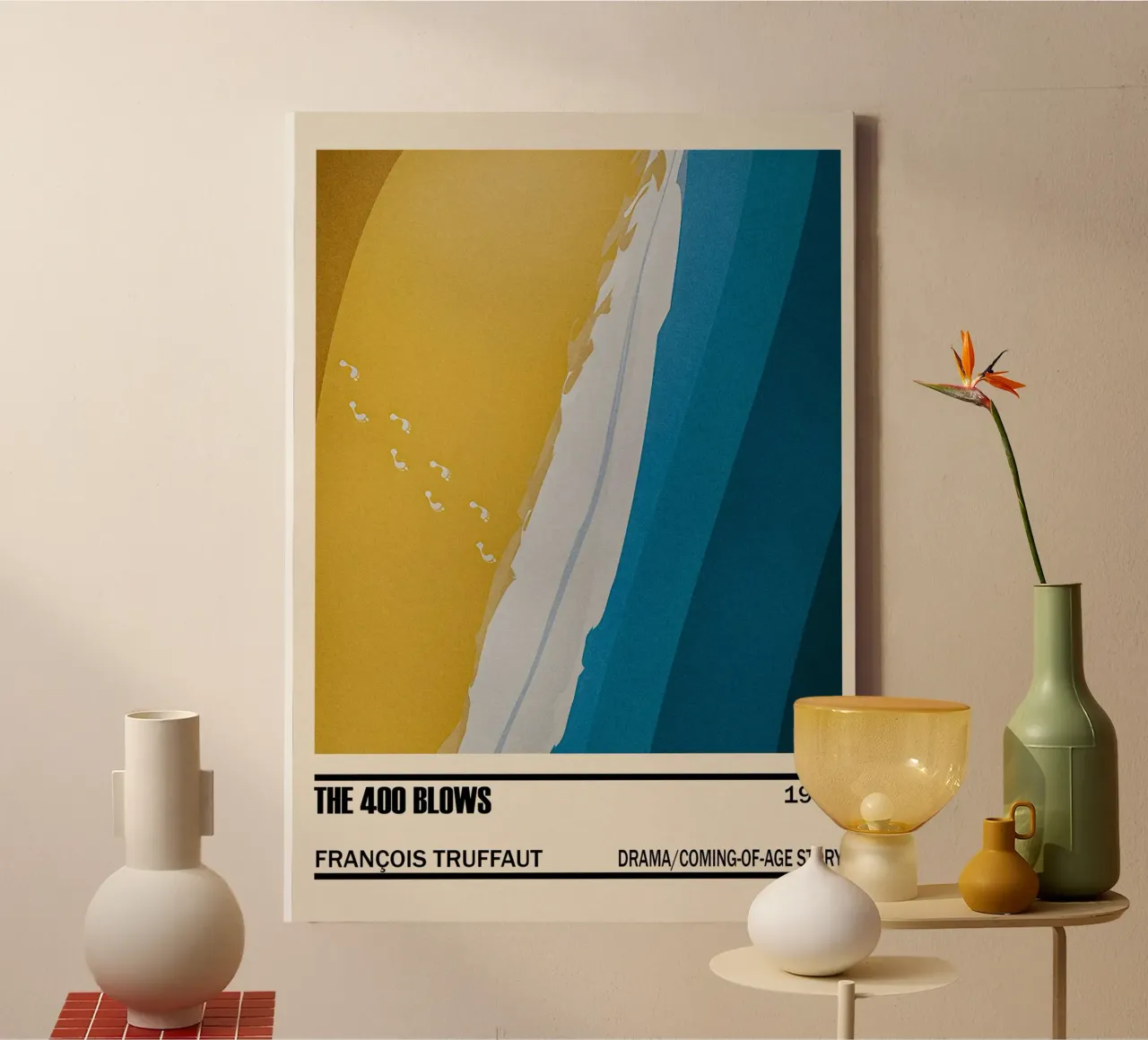 The 400 Blows canvas with Floater frame by TheArtstudio