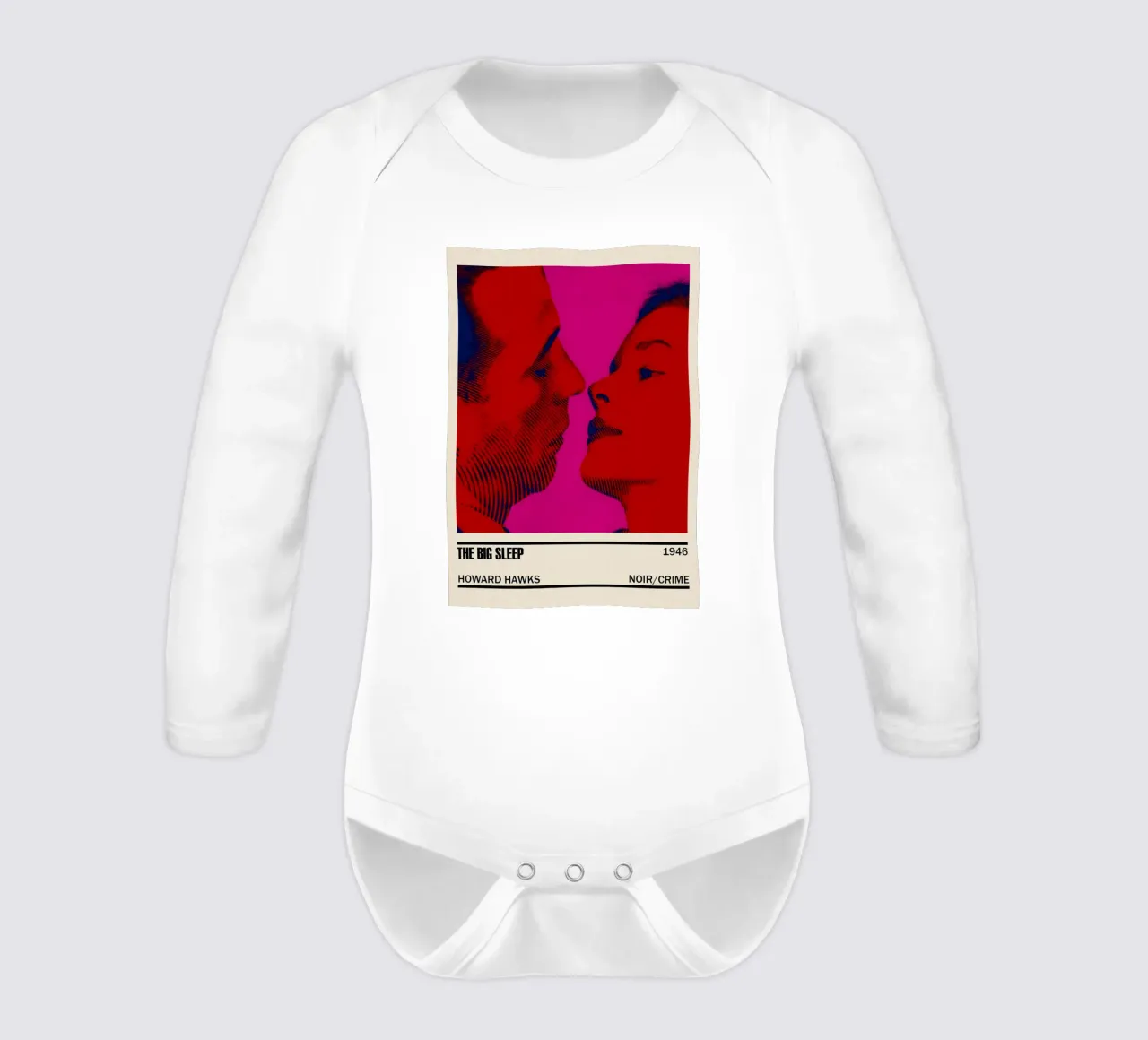 The Big Sleep long-sleeve baby romper by TheArtstudio