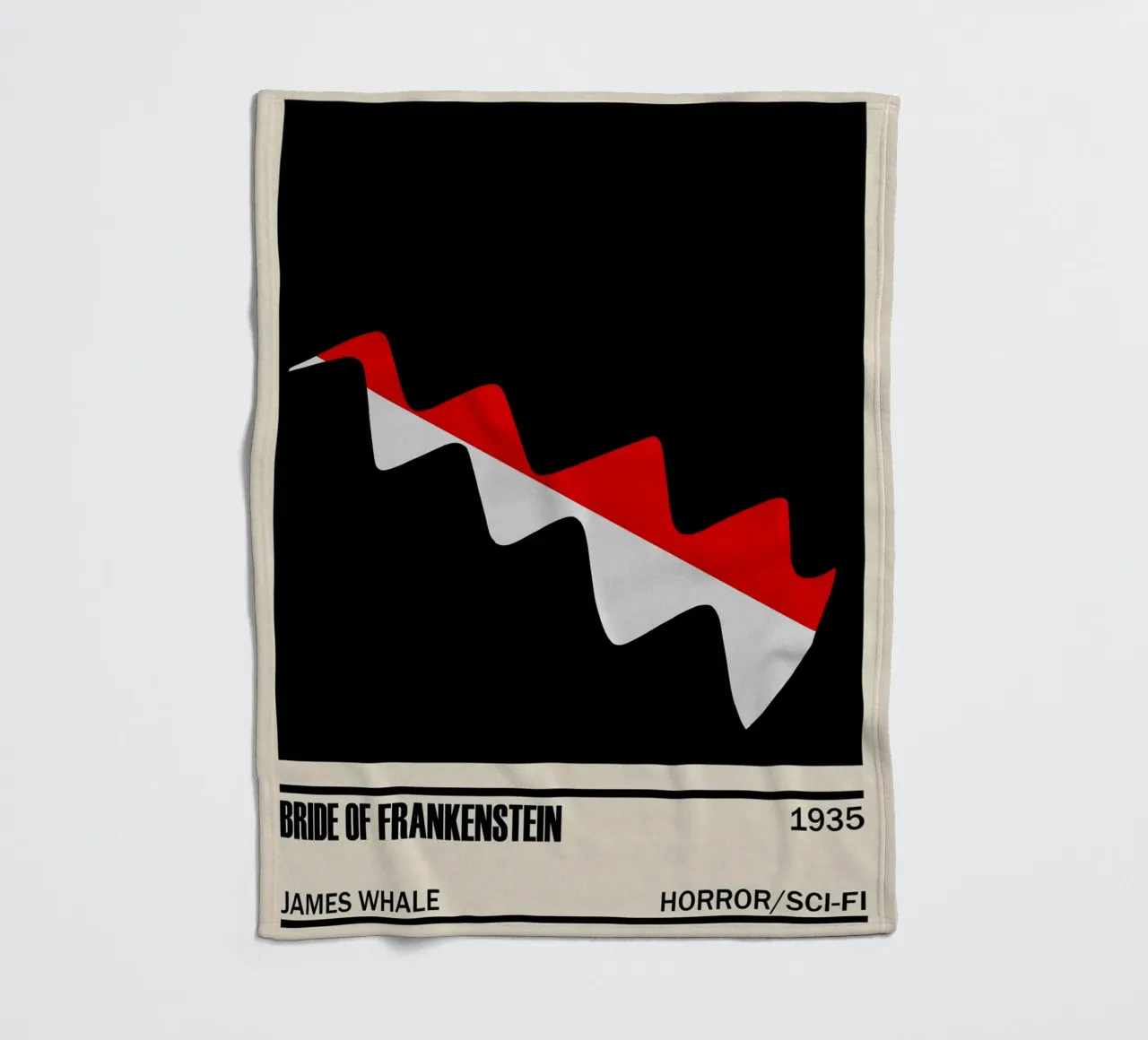 The Bride of Frankenstein coperta in pile da TheArtstudio