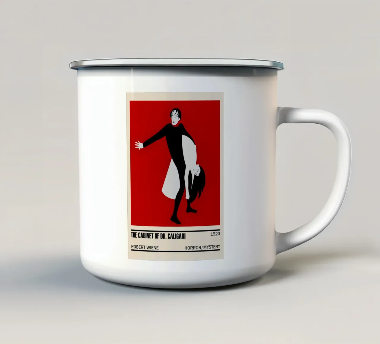 The Cabinet of Dr. Caligari tazza in smalto da TheArtstudio