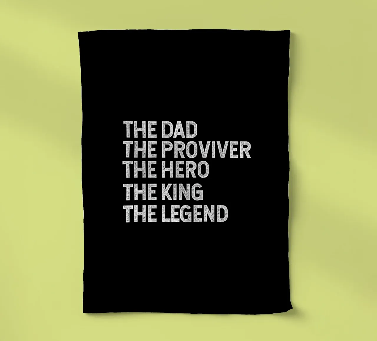 The dad provider hero legend king canovaccio da cucina da happieeagle