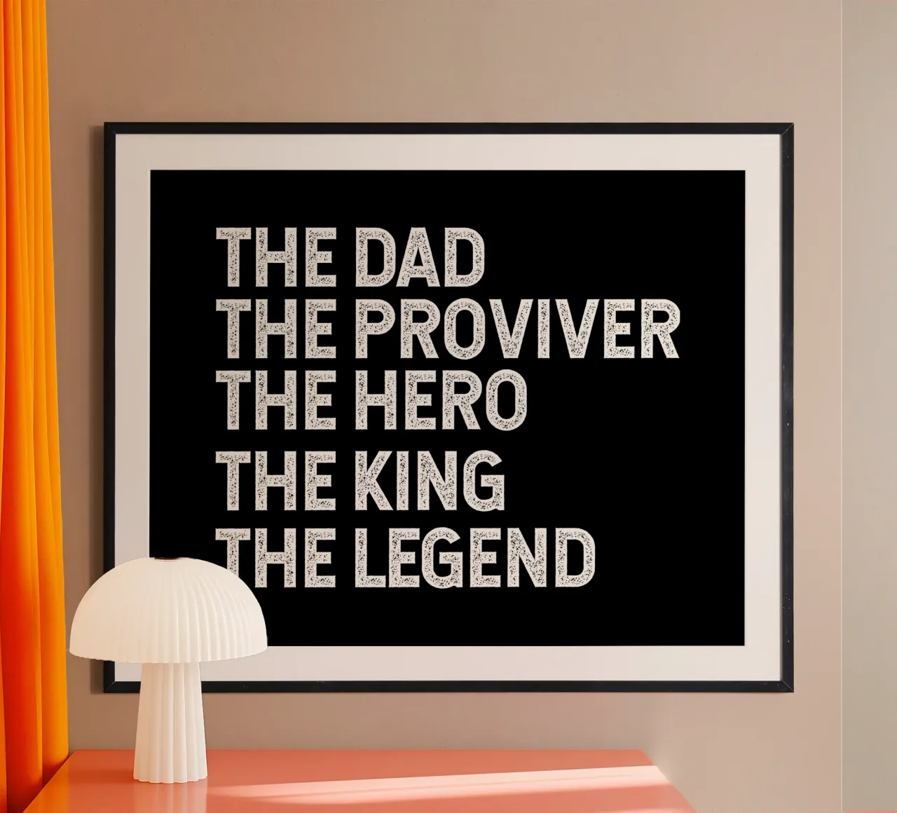 The dad provider hero legend king poster da happieeagle