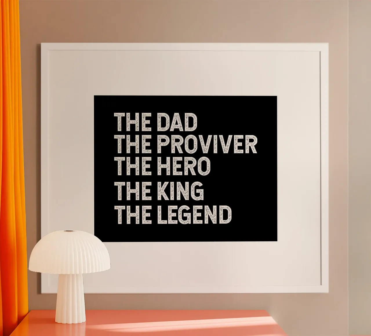 The dad provider hero legend king poster da happieeagle