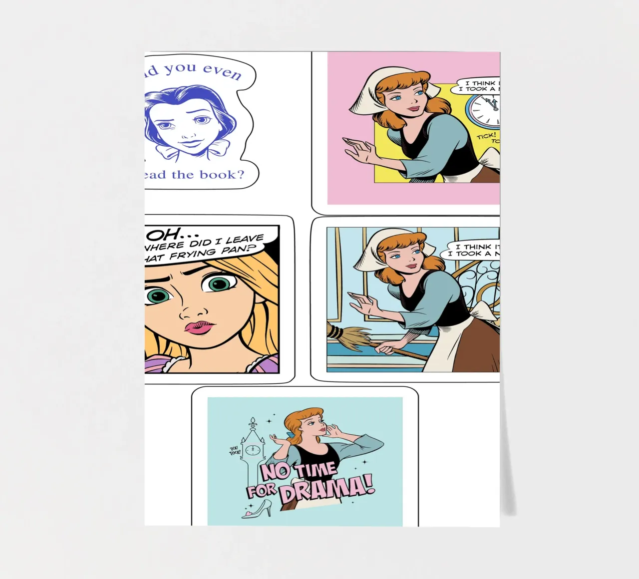 Prinzessinen Retro sticker sheet by DISNEY PRINCESS - Sticker Shop