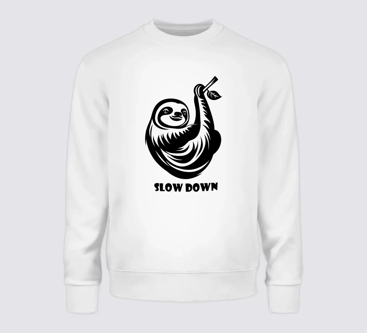 Mach langsam Faultier | Slow Down Sweatshirt von Autofocus