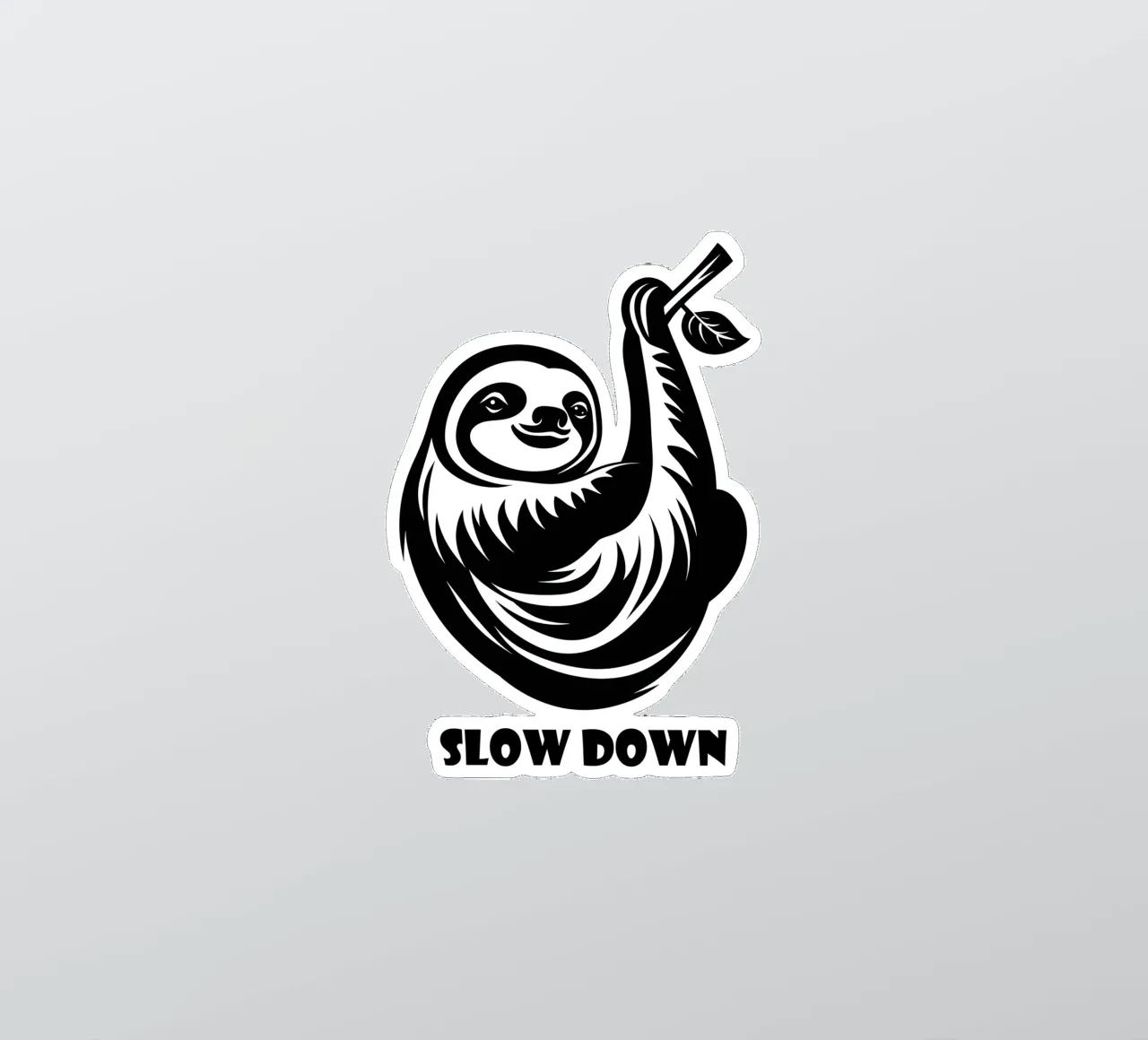 Mach langsam Faultier | Slow Down Sticker von Autofocus
