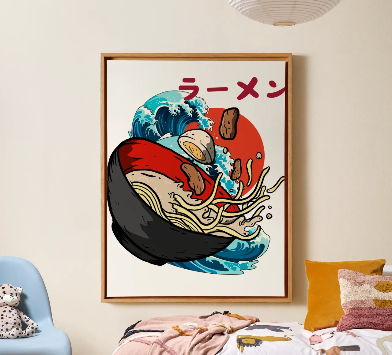delizioso ramen tela con Cornice a cassetta da yukihana