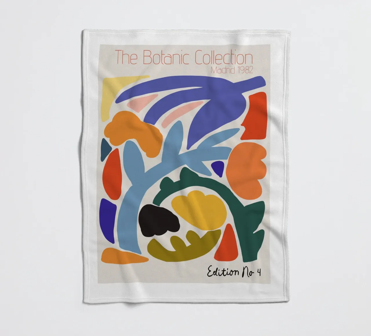 Botanic Collection Madrid coperta in pile da treechild